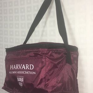 Harvard university zipper lunch bag